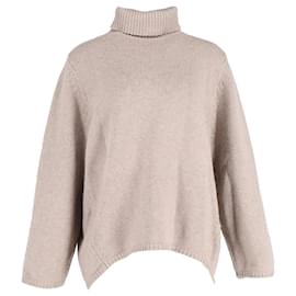 Toteme-Rollkragenpullover aus beiger Wolle - Totême