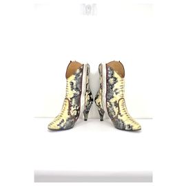 Ganni para mujer tacones bota cowboy