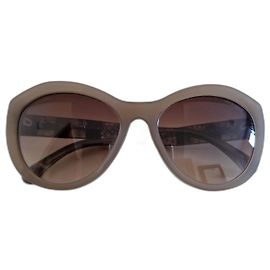 Occhiali da sole Chanel Beige Platino