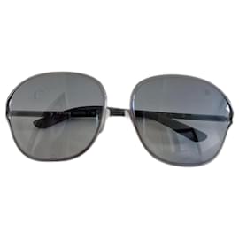 Prada Sonnenbrille Grau Metall