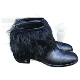 Botines CHANEL T.EU 37.5 Cuero - Chanel