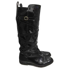Botas SAINT LAURENT T.EU 36 Couro envernizado