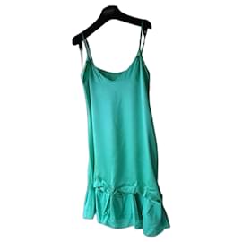 Maje T Seidenkleid Grün