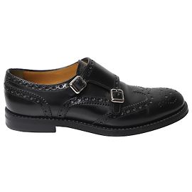 Church's Burwood Brogues mit Nieten aus schwarzem Leder