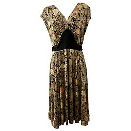 Diane Von Furstenberg Kleid aus Vintage-Seidenwollmischung von DvF