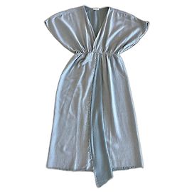 Vestido midi Masscob color azul iceberg T. S (36 -38)