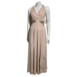 Jenny Packham Juwelenbesetztes Abendkleid in Altrosa