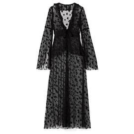 Anna Sui shooting star tulle light coat