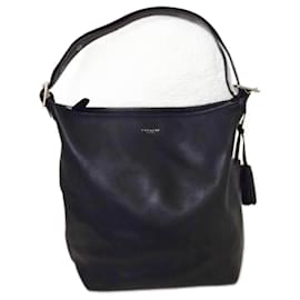 Borsa a tracolla Coach nera in pelle