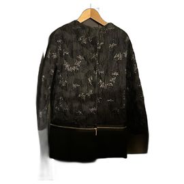 Autre Marque Chaqueta de plumas Moncler Gamme Rouge negra brillante