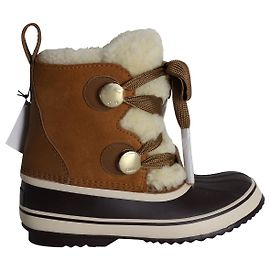 Chloé Botas de montaña Chloe X Sorel en ante marrón y piel de becerro