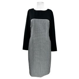 Abito Max Mara Pied de Poule Bianco e Nero