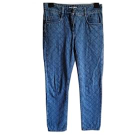 Jeans Chanel Blu in Cotone