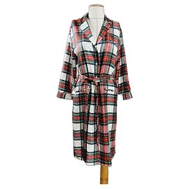 La Prestic Ouiston Tartan Kleid aus Seide