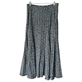 Falda PER UNA de viscosa gris XL - Autre Marque