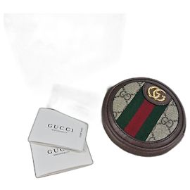 Gucci Ophidia round shoulder coin purse.