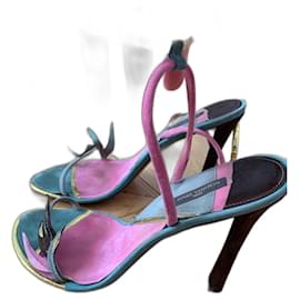 Sandali Louis Vuitton in pelle multicolore 40