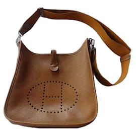 Bolso de mano Hermès Evelyn 29 de piel Gold