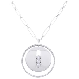 Sautoir Messika 'Move Lucky' diamanti e oro bianco
