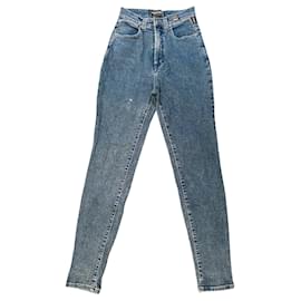 Vaqueros Slim Versace Azules de Algodón Talla 34