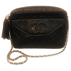 Chanel Camera GM Bag Black Leather
