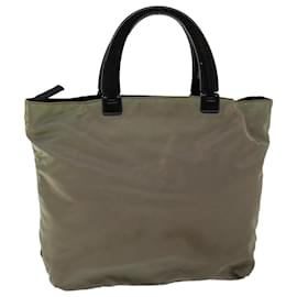 PRADA Borsa a Mano Nylon Khaki Auth cl772