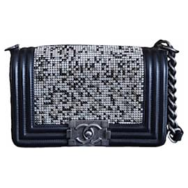 Chanel Boy Minitasche mit Swarovski-Kristallen