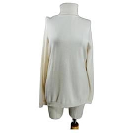 Charter Club Kaschmir Polopullover Ecru XL - Autre Marque