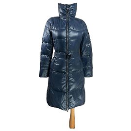 Autre Marque Chaqueta acolchada azul de poliamida