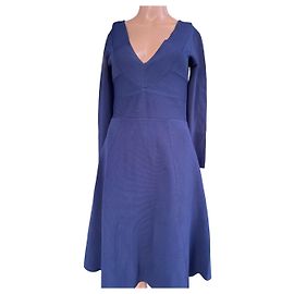 Vestido azul Reiss de viscosa