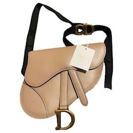 Borsa cintura Dior Saddle Rose Rosa in pelle