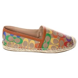 Espadrillas Coach in pelle e pelle vegana multicolore