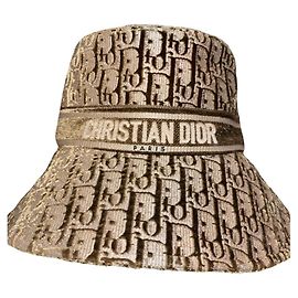 Cappello Christian Dior D-Bobby Oblique Marrone