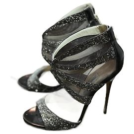 Sandalias JIMMY CHOO T.EU 39.5 Brillo