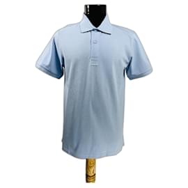 Polo Sandro in cotone blu