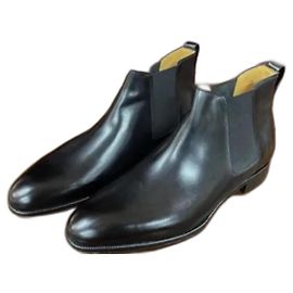 Stivali Chelsea John Lobb TUDOR in pelle nera