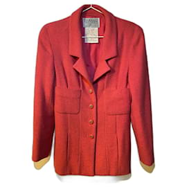 Chanel SS 94 Kollektion Wolljacke Rosa
