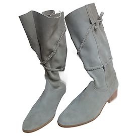 Bottines Paul & Joe en cuir gris