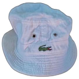 Cappello Pescatore Lacoste Bianco Cotone Bambino