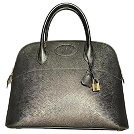 Borsa Hermès Bolide Nera in Pelle