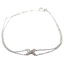 BRACCIALE CHAUMET SET DI MAGLIE 17 cm o bianco 18DIAMANTI K&DIAMOND ORO - Chaumet