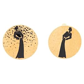 CHANEL SILHOUETTE COCO DE CASTELLANE OHRRINGE 1985 MARTELE-OHRRINGE - Chanel