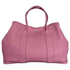 Borsa Hermès Garden Party in pelle Negonda rosa