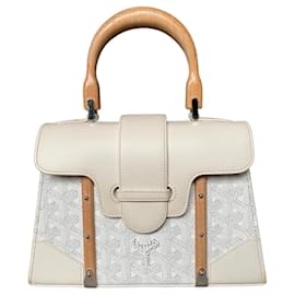 Goyard Saigon Mini Borsa bianca in pelle