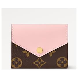 Louis Vuitton Zoe Geldbörse rosa Mono Canvas