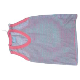 débardeur Zadig & Voltaire 42  framboise/vert menthe/argent "Marcel"