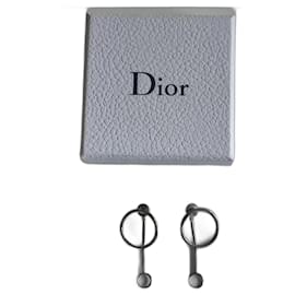 Pendientes Dior plateados