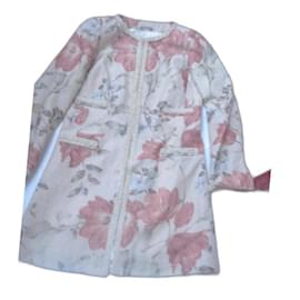 Mantel 1/2 Weill-Saison 38 cremefarbene Webfarben