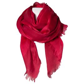 Autre Marque Alicia Adams Alpaka, roter Schal