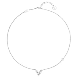Collana Louis Vuitton Argentata Metallo